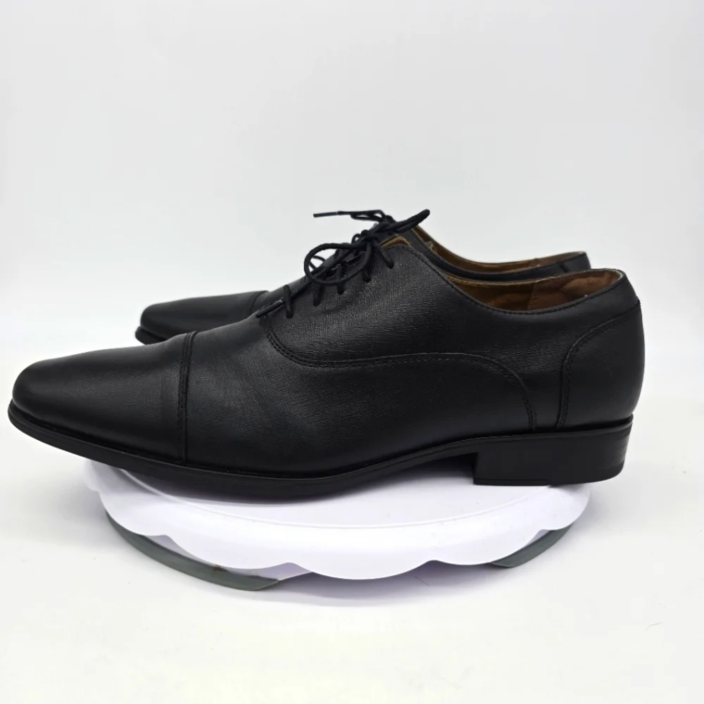 Florsheim Shoe Men's 11 D Postino Cap Toe Oxfords Black